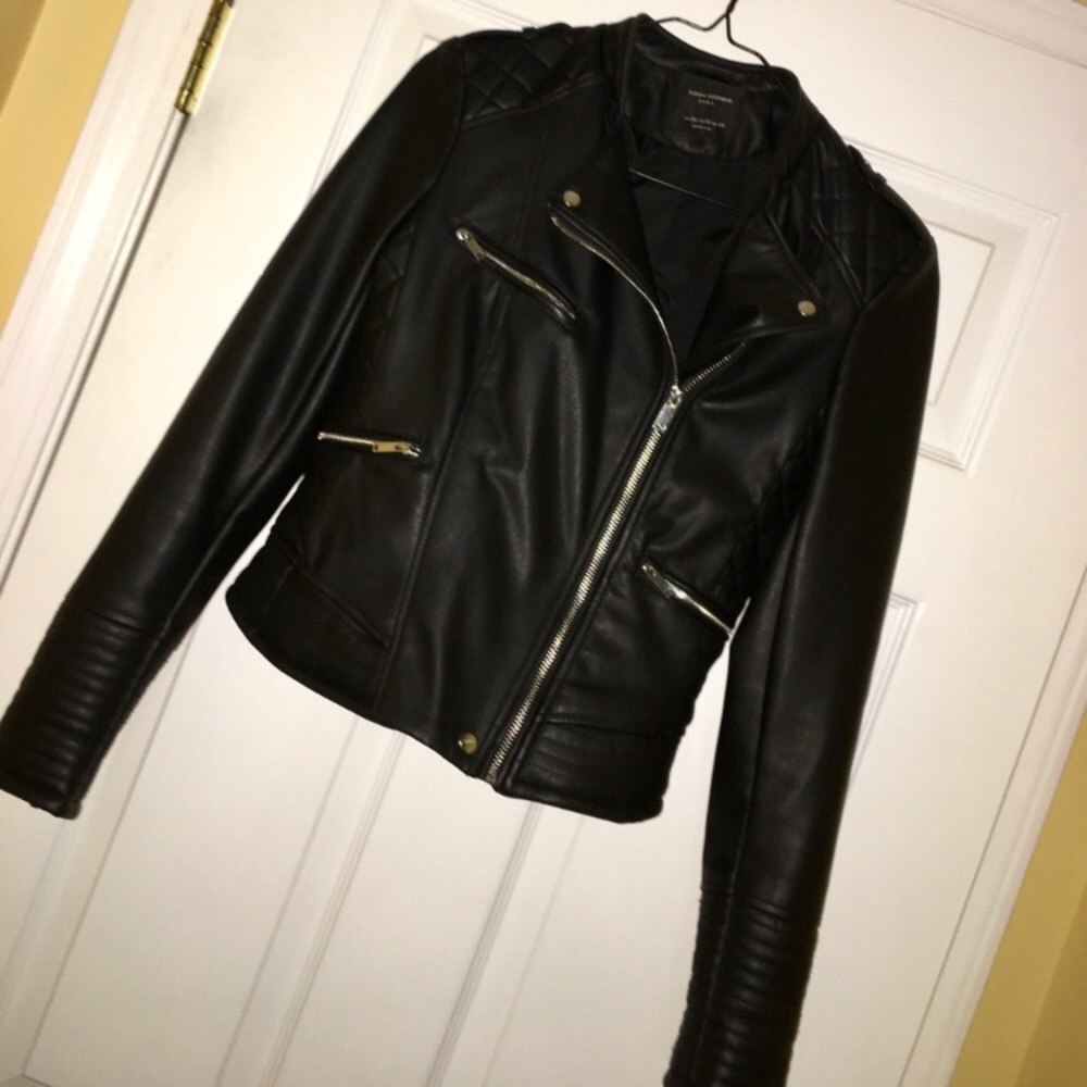 Zara Moto leather jacket